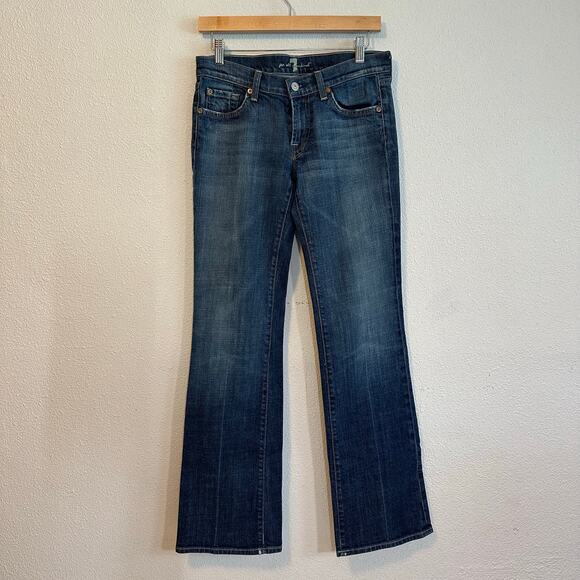 🌴 7 For All Mankind Bootcut Jeans, Size 28 - Picture 8 of 12